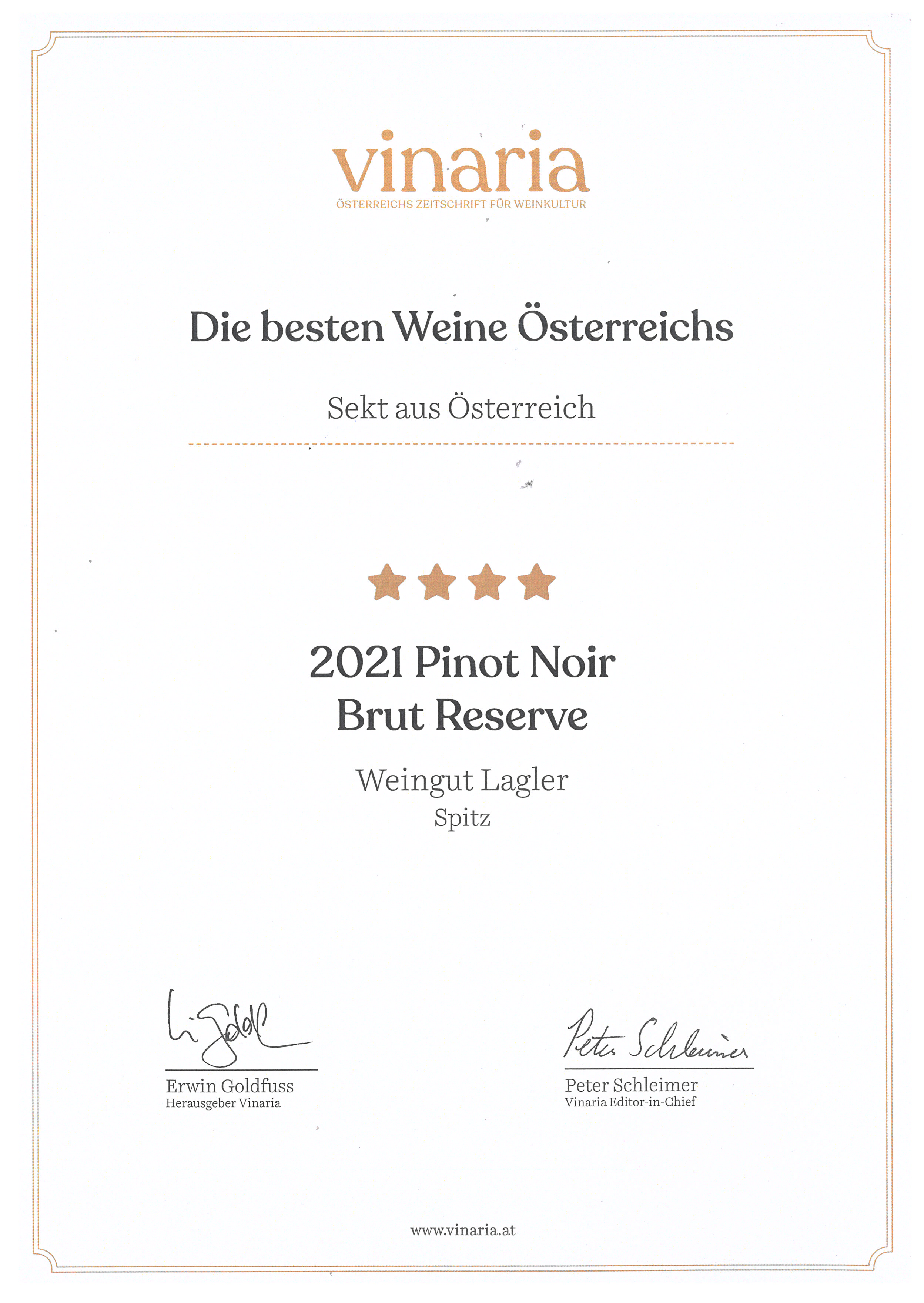 Pinot Noir - SEKT Austria Reserve 2021